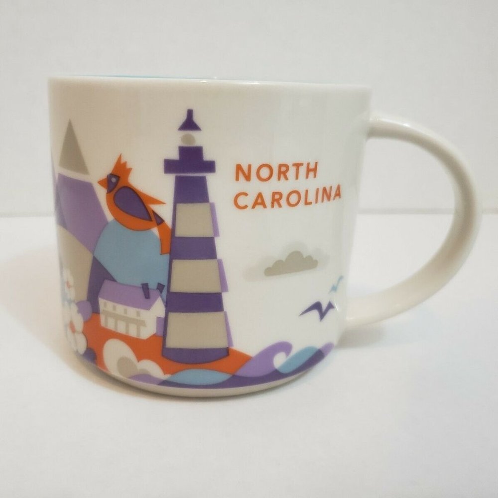 STARBUCKS NORTH CAROLINA You Are Here Coffee Mug